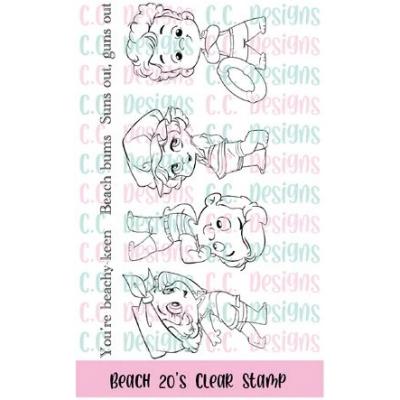 C.C. Designs Clear Stamps - Beach 20's